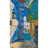 Glen Scouller, RUE DE MITAN FOUR, SEILLANS, oil on board