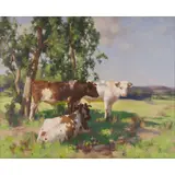 David Gauld, SUMMER PASTURES, oil on canvas