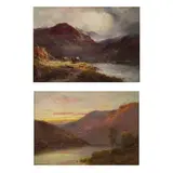 Alfred de Breanski Senior, LOCH KATRINE, oil on canvas,