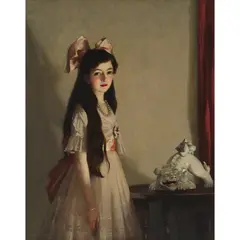 George Henry, BEAUTY AND THE BEAST, oil on canvas