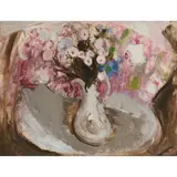 Anne Redpath, JUG OF MIXED FLOWERS, Oil on board