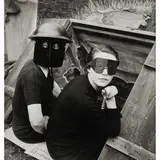 Lee Miller, MODELS WEARING INCENDIARY MASKS, LONDON, FOR VOGUE - 1940/1995, Silver gelatin/archival print