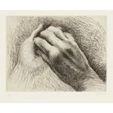 Henry Moore, THE ARTIST'S HAND II, 1979, Etching, 6/50