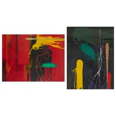 Bruce McLean, HORIZONTAL DUSK & VERTICAL DAWN, 1991, each signed and numbered in pencil (2)