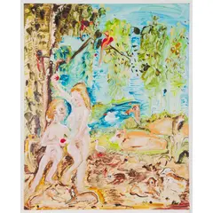 Genieve Figgis, ADAM AND EVE, 2019, Pigment giclee print, 59/150