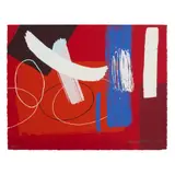 Wilhelmina Barns-Graham, MILLENNIUM SERIES, RED, 2000, Screenprint, 97/100