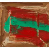 Howard Hodgkin, RED FLOWERS, 2015, Screenprint, 11/75