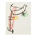 ONE PLATE FROM 'BOUQUET DE RÊVES POUR NEILA' by Joan Miró, 1967, Colour lithograph on Japon nacré paper, 17/25, sold Mar 2025
