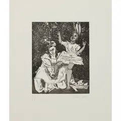 Paula Rego, FAIRY TALE IV (ROSENTHAL 255), Etching and aquatint, 23/35