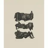 Henry Moore, THREE RECLINING FIGURES (CRAMER 301), 1973, Lithograph, 9/75