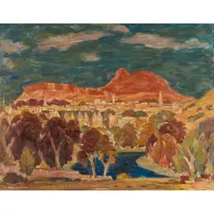 Adam Bruce Thomson, ARTHUR'S SEAT, oil on board