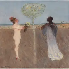 David Donaldson, DAVID AND BATHSHEBA, oil on canvas