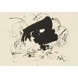 William Johnstone, EILDONS (BLACK AND WHITE STUDY), C.1972, ink on paper