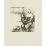 Henry Moore, MOTHER & CHILD IX, FROM THE 'MOTHER & CHILD' ALBUM (CRAMER 679), 1983/1987, Etching, PL IX 32/65