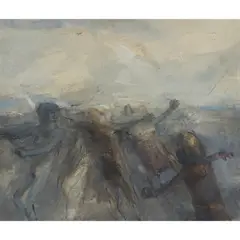 Anthony Fry, FIVE FIGURES, Oil on canvas