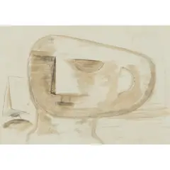 William Gear, SCULPTURAL STUDY, C.1938, ink, pen and gouache