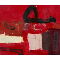 Fraser Taylor, ABOUT TEN DAYS, 1999/2000, oil and collaged fabric on canvas