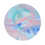 SPIN PAINTING by Damien Hirst, acrylic on paper, sold Jan 2025