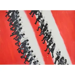 Juan Genovés, CAMINOS, 2003, Screenprint, P.T. 6/7