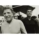 Chris Smith, MUHAMMAD ALI WITH BURT LANCASTER IN MIAMI BEACH, 1971, Silver gelatin print