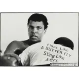 Chris Smith, FLOAT LIKE A BUTTERFLY, STING LIKE A BEE, 1971, Silver gelatin print, 16/50, printed later