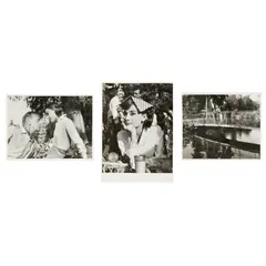 George Konig, THREE PRINTS: AUDREY HEPBURN IN 'LOVE IN THE AFTERNOON', 1957, Three silver gelatin prints