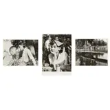 George Konig, THREE PRINTS: AUDREY HEPBURN IN 'LOVE IN THE AFTERNOON', 1957, Three silver gelatin prints