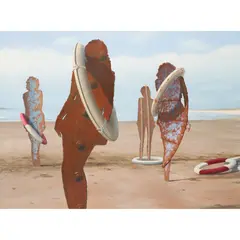 Gordon K. Mitchell, QUOITS, 2012, Oil on canvas