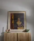 Victoria Crowe, HOLDING THE HEAT OF THE DAY, oil and mixed media on board