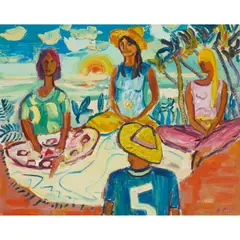 David Cook, LUCKY NO.5, oil on canvas
