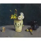 David Donaldson, STILL LIFE WITH LILY AND BLACK JUG