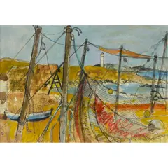 David McClure, LIGHTHOUSE, SCURDIE NESS, 1996, mixed media