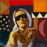 Jack Morrocco, THE WHITE SWAN, 2000, acrylic on board