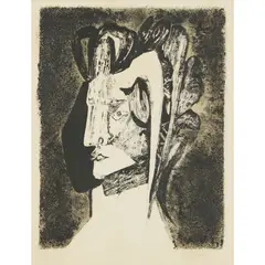 Robert Colquhoun, HEAD OF ABSALOM, 1959, Lithograph, 46/50