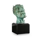 John Byrne, SATYR, bronze on marble base