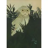 John Byrne, OWL, gouache and watercolour