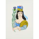 Alasdair Gray, BELLA CALEDONIA, 2019, Screenprint, P/P, aside from the edition of 60