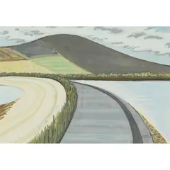 Bet Low, THE AYRE, BY BRIMS, HOY, gouache and pencil