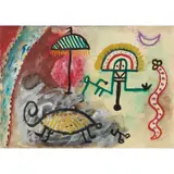 Alan Davie, HOMAGE TO THE EARTH SPIRITS, NO. 27, watercolour and gouache