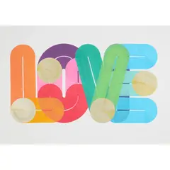 Dave Towers, LOVE, 2022, Giclée print with hand-finishing, ed. 10