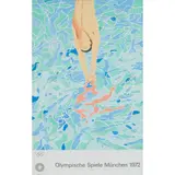 David Hockney, OLYMPISCHE SPIELE MÜNCHEN (BAGGOTT 34), 1972, Lithograph