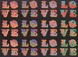 Ben Eine, LOVE LENTICULAR (HIVE LOVE), 2016, Lenticular print in colours