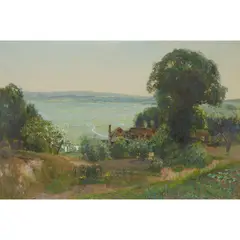 David Murray, UPPER PARK, DEDHAM, oil on canvas