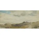 Samuel Bough, THE COAST ROAD, watercolour
