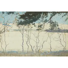 Robert Burns, TREES IN A SNOWY LANDSCAPE, watercolour
