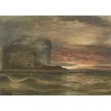 Samuel Bough, THE BASS - MORNING AFTER A STORM, watercolour