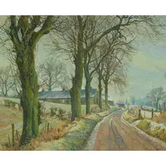 James McIntosh Patrick, WINTER LANDSCAPE, PERTHSHIRE, oil on canvas