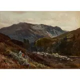 Alfred de Breanski Senior, VIEW OF PRECIPICE WALK, DOLGELLY
