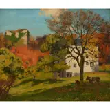 Thomas Corsan Morton, AUTUMN, oil on canvas