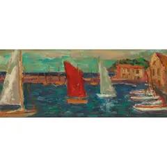 William MacTaggart, TAARBECK, oil on board